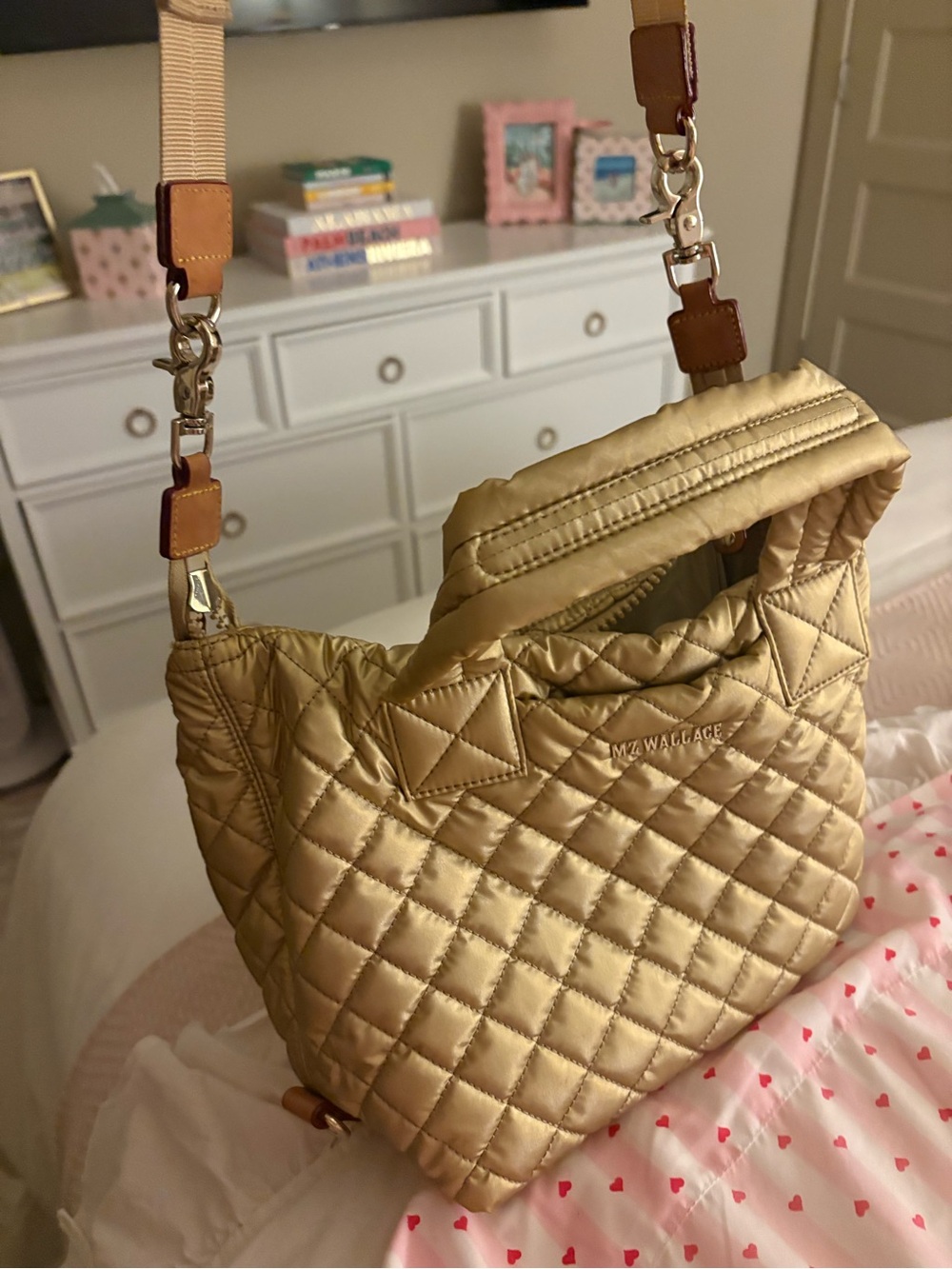 MZ Wallace Gold small Sutton